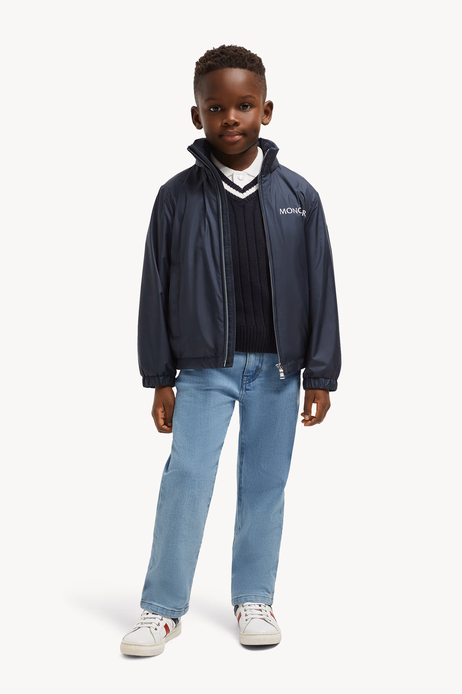 Vaqueros desteñidos Niño Azul Denim Moncler 2